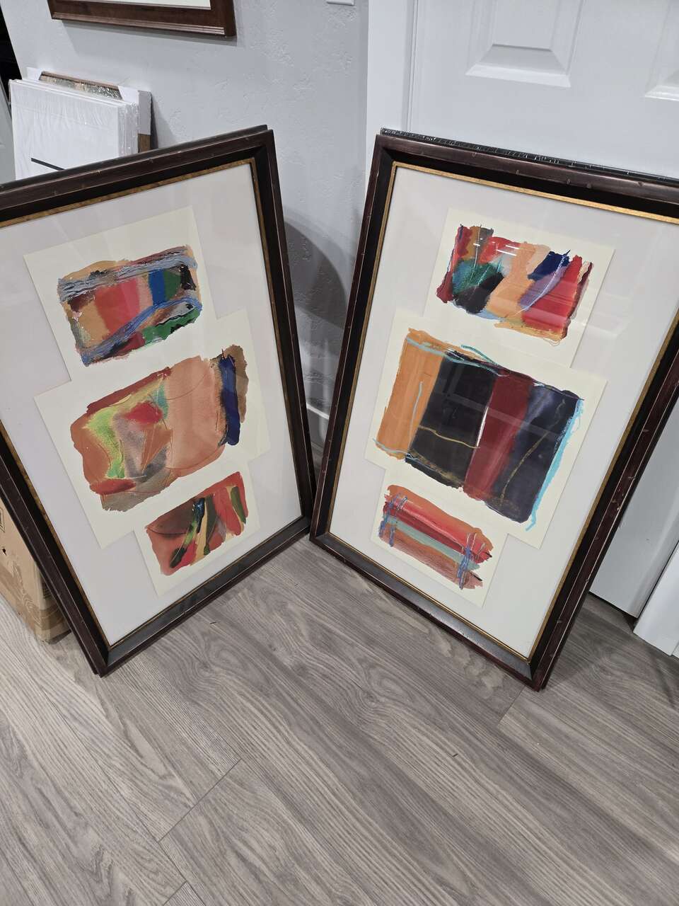 2 Abstract art pieces