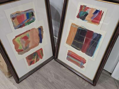 2 Abstract art pieces