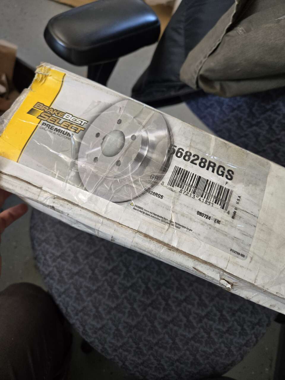 BrakeBest Select Rear Brake Rotor - 56828RGS