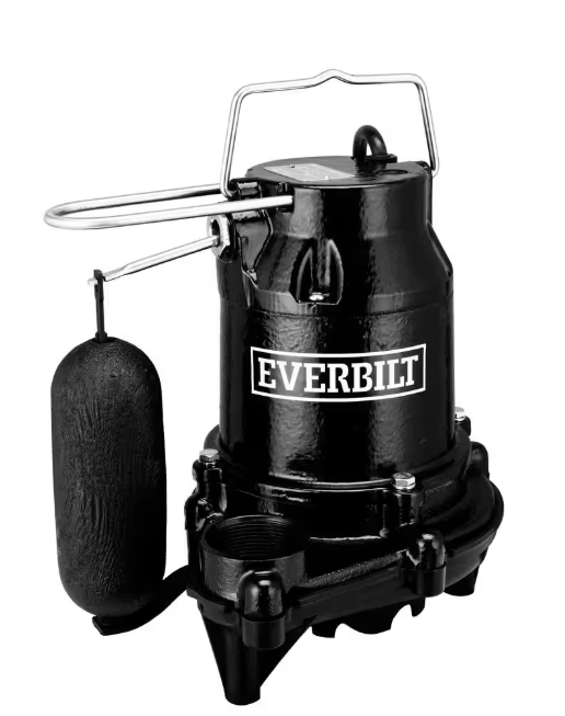 Everbilt 1/3 HP Cast Iron Sump Pump
