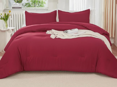 Burgundy Red Comforter Queen
