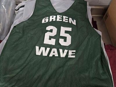 Green Wave Basketball Jerseys