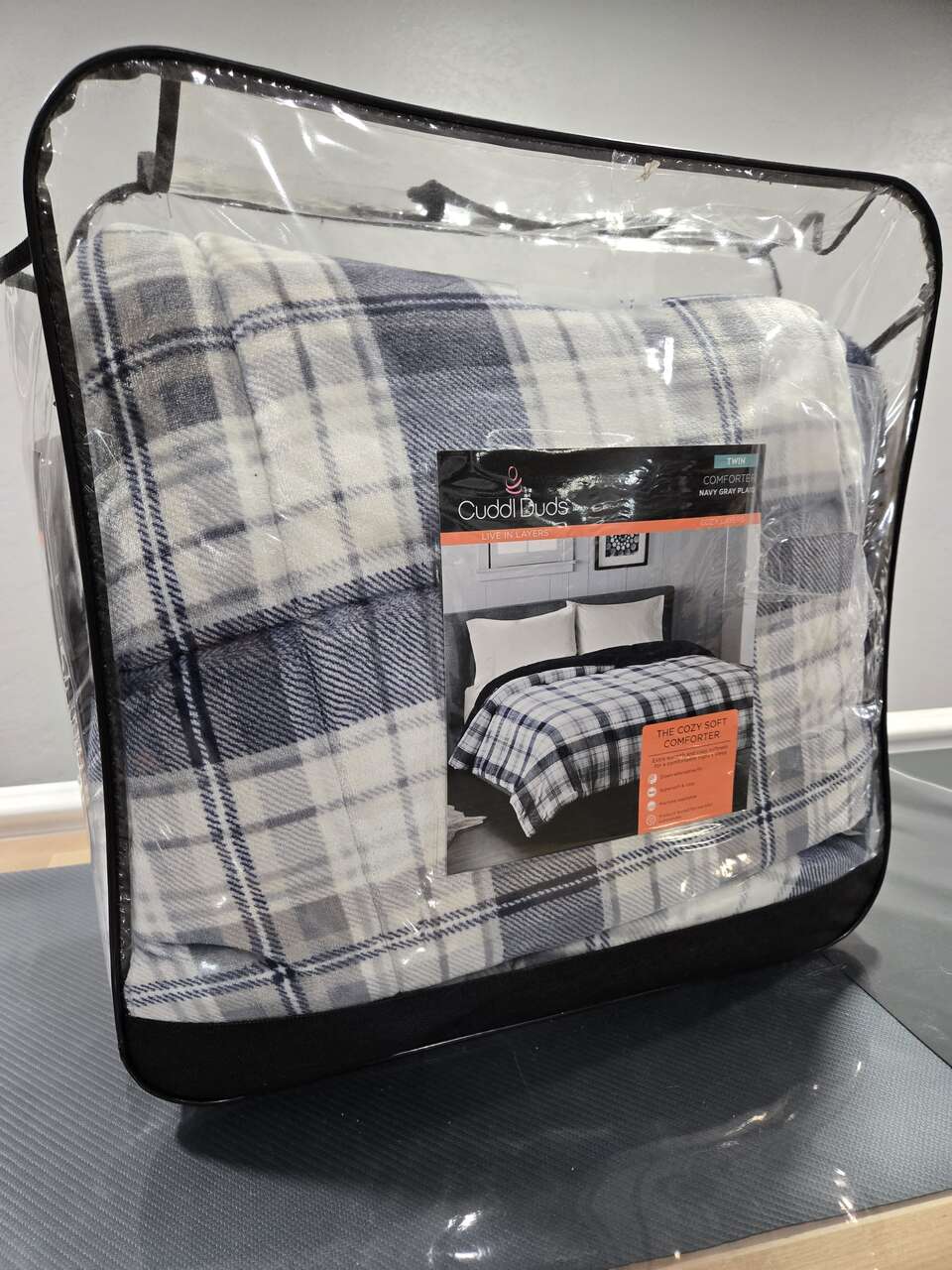 Cuddl Duds Cozy Soft Reversible Comforter