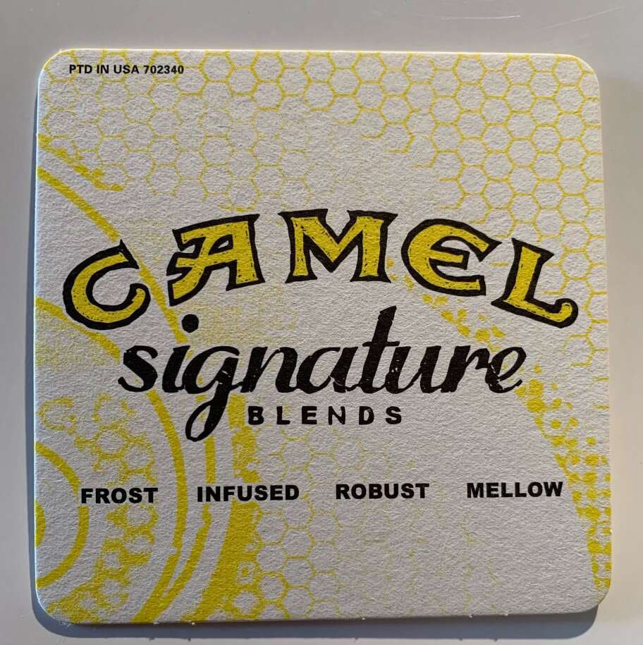 Vintage Drink Coasters, Camel Signature Design