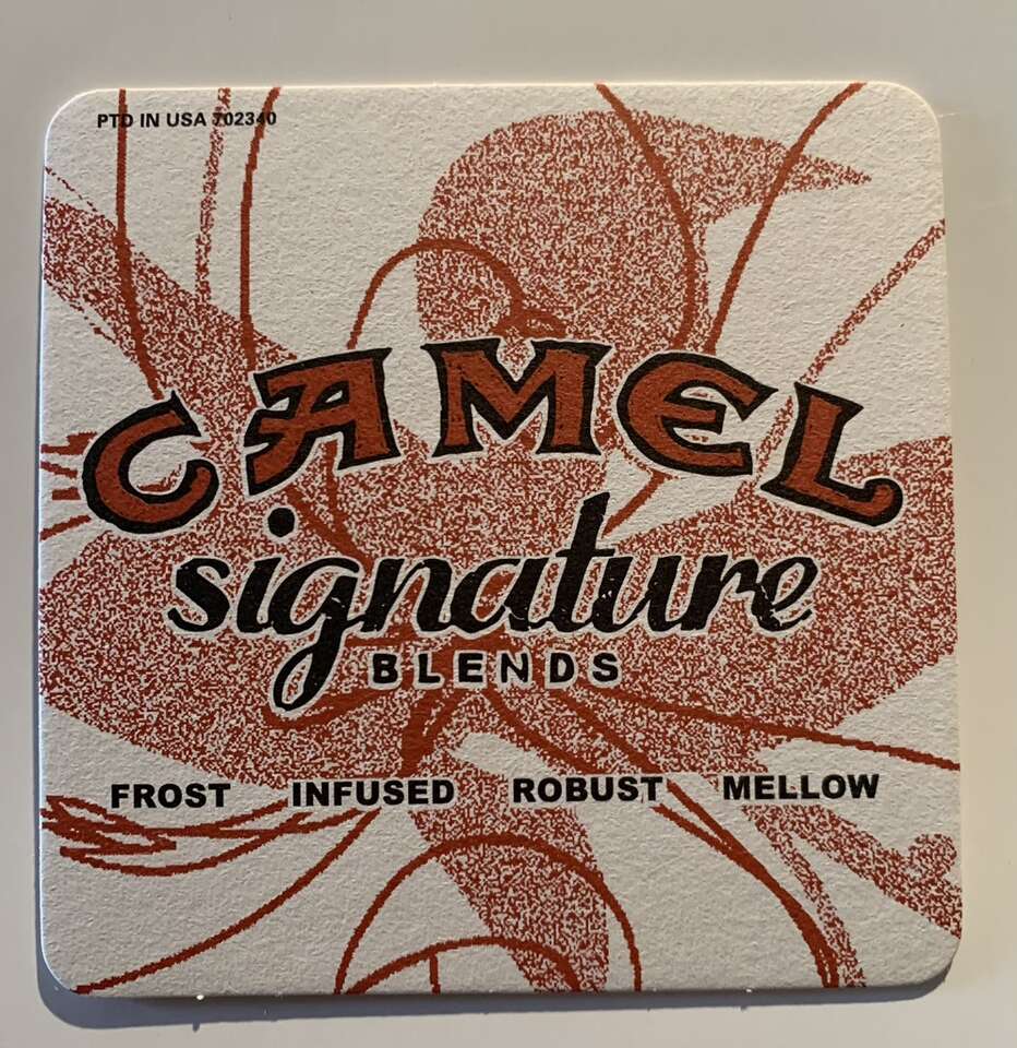Vintage Drink Coasters, Camel Signature Design