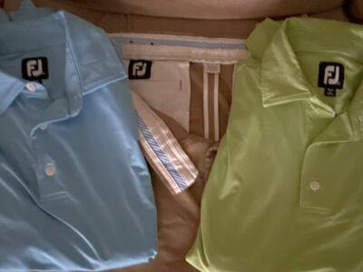 Footjoy golf pants/shirts