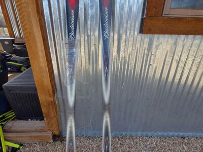 Rossignol 177 Budweiser skis new in plastic.