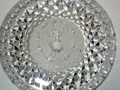 Waterford Crystal Plate 12 DAYS OF CHRISTMAS 1992