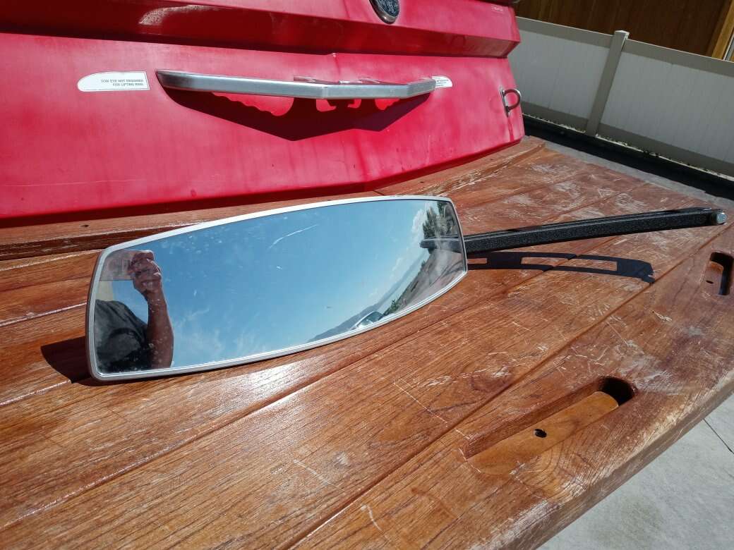 Huge PTM Ski Mirror with Mount