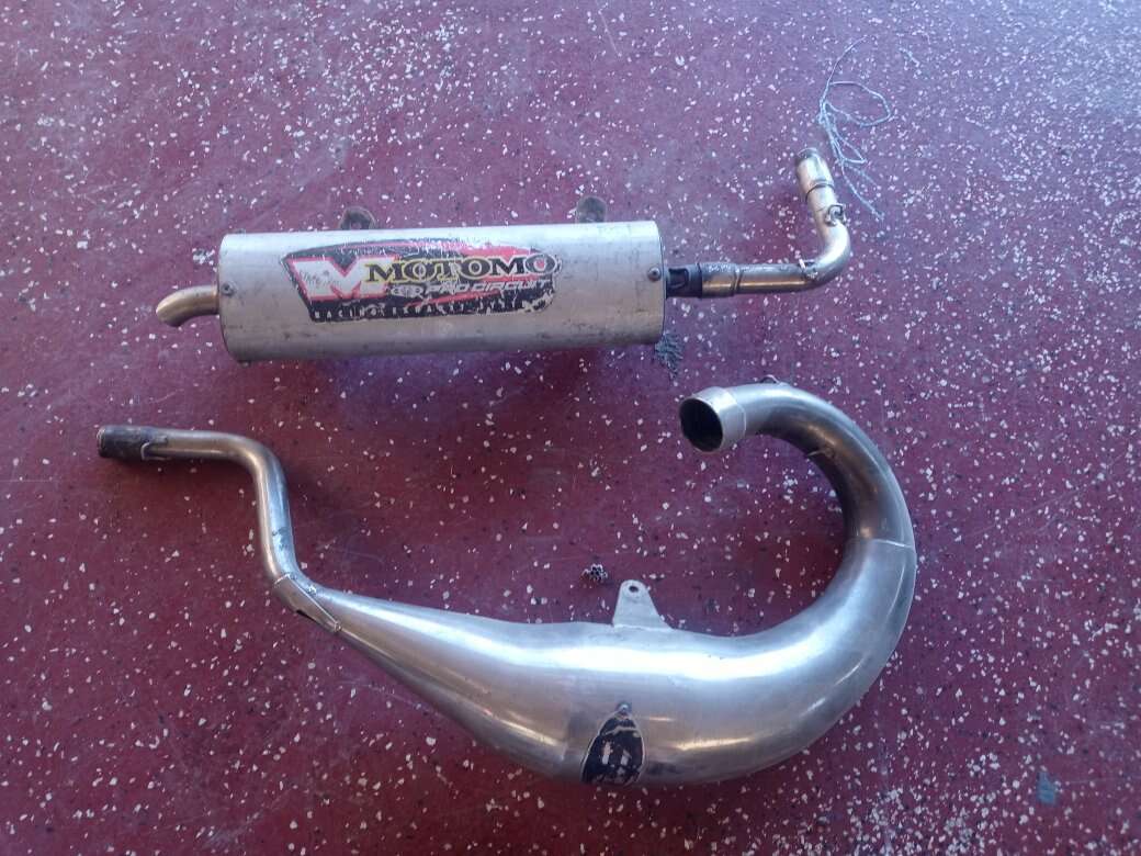Honda CR 125 exhaust and silencer