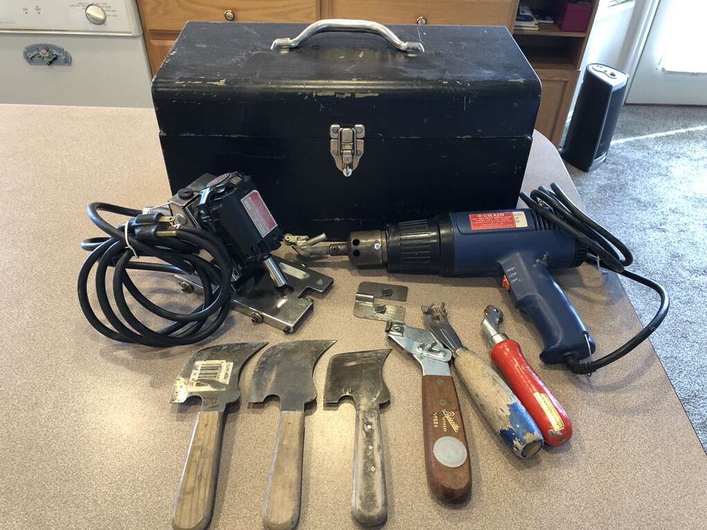 Linoleum Weld Gun & Power Groover