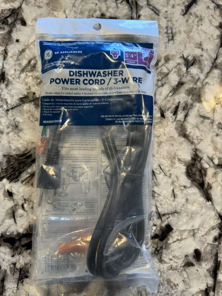 New/sealed Dishwasher Power Cord