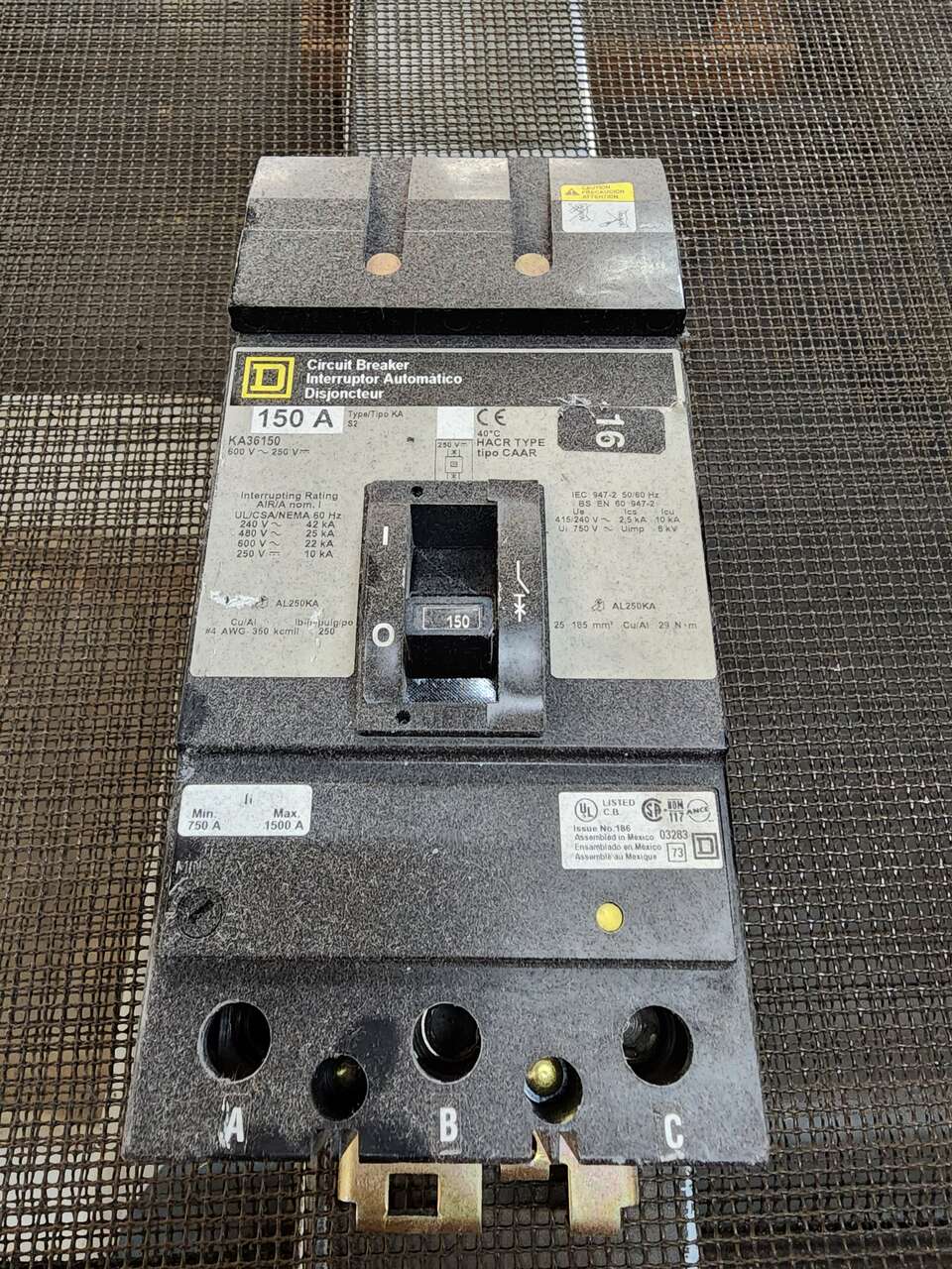 Breakers Square D K36150 x4