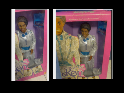 Vintage 1986 Mattel Barbie Jewel Secrets Ken Doll African American New in Box