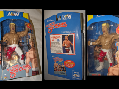 New Boxed Jazwares All Elite Wrestling Superstars — Cody Rhodes Action Figure with Poster