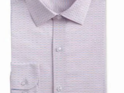 NWT Bar III Mens Dress Textured Shirt Slim Fit Stretch White Blue Rust Sz XL