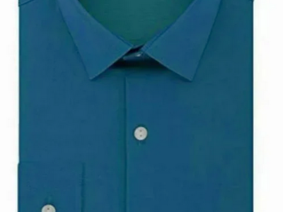 NEW KENNETH COLE REACTION Bright Blue Slim Fit Dress Shirt Sz Mens M