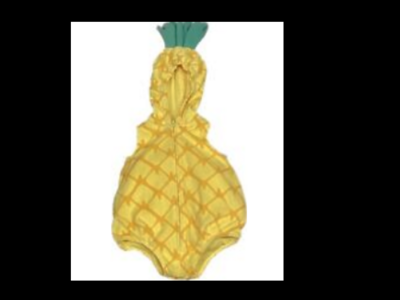 Carter's Pineapple Baby Unisex Halloween Costume Outfit 3-6 Months Fruit