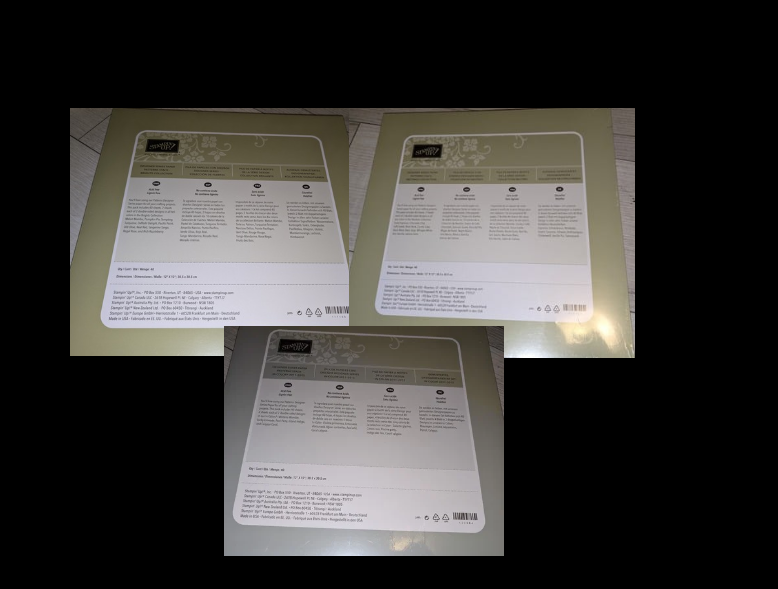 STAMPIN UP Paper - 3 Sealed Pkgs PATTERNS STACK Pa