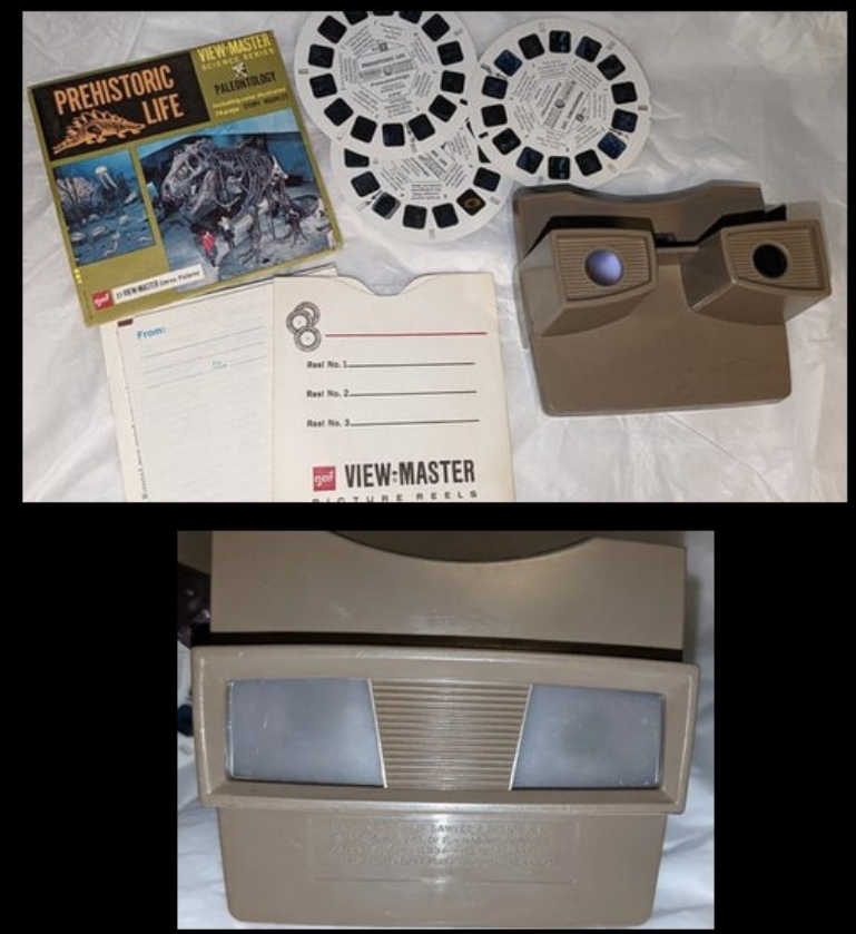 Vintage Sawyer's View Finder With Prehistoric Life View Master Reels Lot