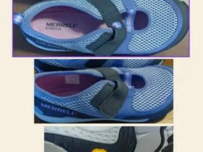 Big Girls Merrell Bare Steps H2O Water Outdoor Shoes Size 5