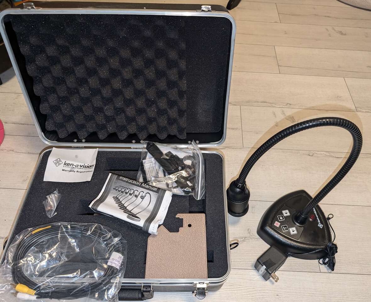 Ken-A-Vision Video Flex 7000 Presentation Microscope  Camera Vision Viewer