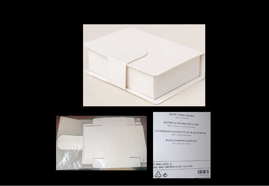 NEW Stampin Up BOOK TREAT BOXES * Set of 10