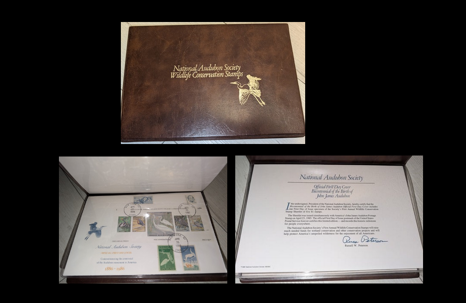 1886-1986 National Audubon Society Stamps Wildlife Conservation Sheetlet Album