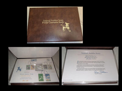 1886-1986 National Audubon Society Stamps Wildlife Conservation Sheetlet Album