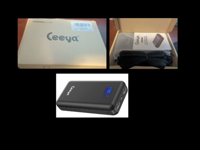 NEW Ceeya Portable Charger 26800mAh High-Speed PD 20W Power Bank USB C Fast