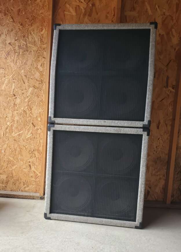 Fender 4×12 double stack guitar speakers