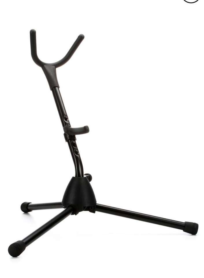 Saxophone steel folding stand