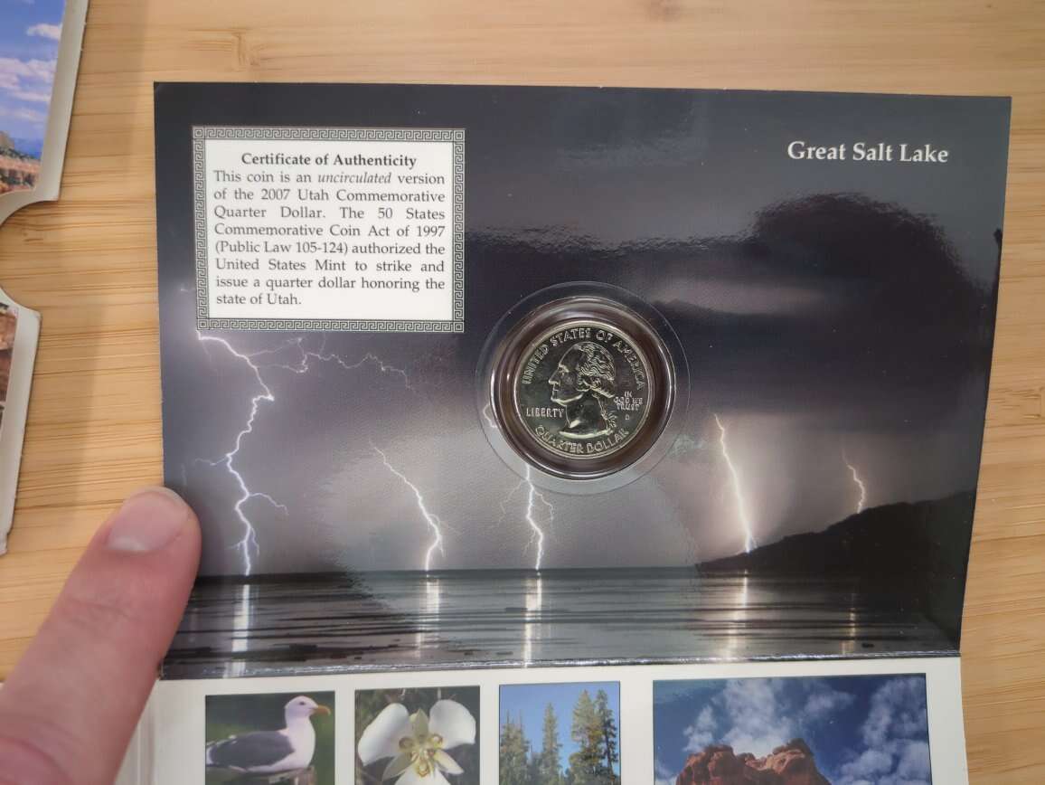 2007 Utah Coin Quarter Volume 45