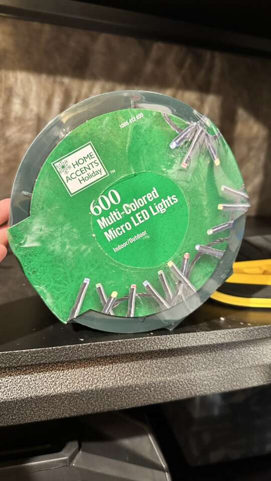 String Of 600 Micro LED multicolored Lights