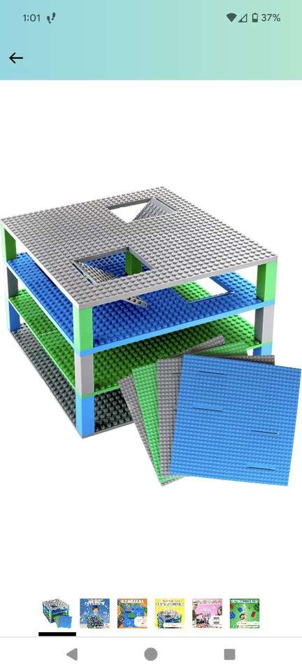 Lego compatible parking terrace