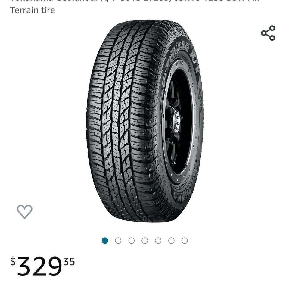 NEW Tire YOKOHAMA GEOLANDER A/T LT285/75r18