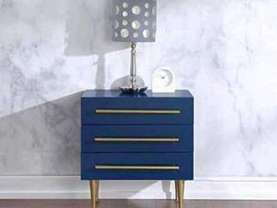 New in box blue night stand nightstand