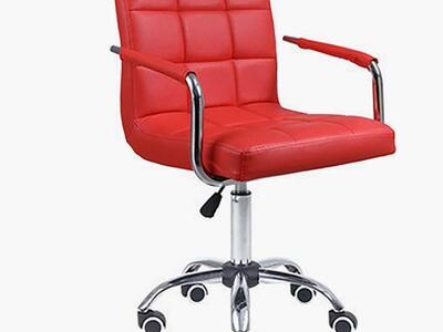 New in box red office desk chair
