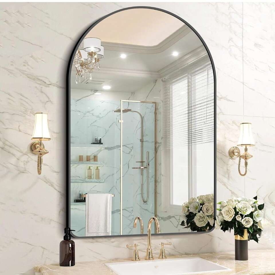 New in box 32x48 arched mirror