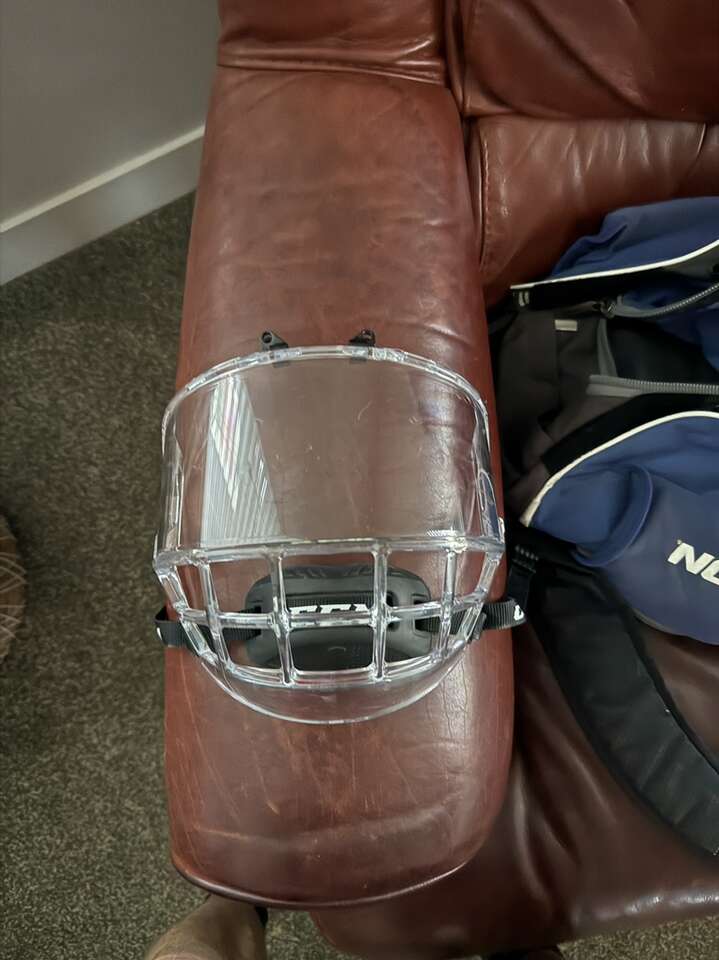 Clear Hockey Faceshield Large