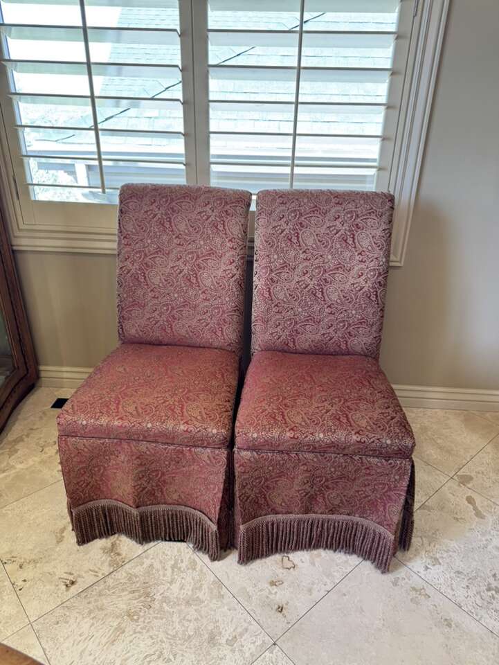 Two Matching Accent Chairs