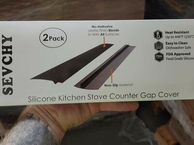 SEVCHY Silicone Stove Gap Covers (2 pack) (21 inch, Black) (I also have 80 of them)