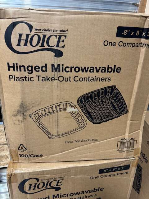 Choice 8" x 8" x 3" Microwaveable