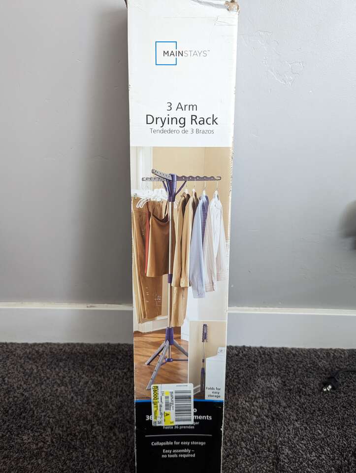 Mainstays 3-Arm Drying Rack