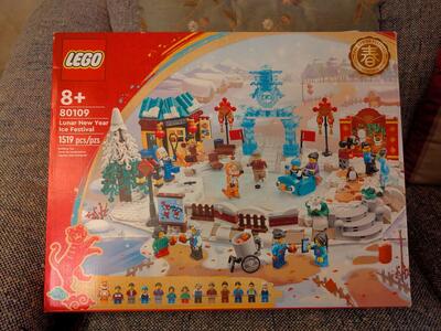 LEGO Chinese Traditional Festivals Lunar New Year Ice Festival 80109 - New Factory Sealed