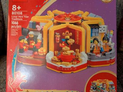 LEGO Chinese Traditional Festivals Lunar New Year Traditions 80108 - New Factory Sealed
