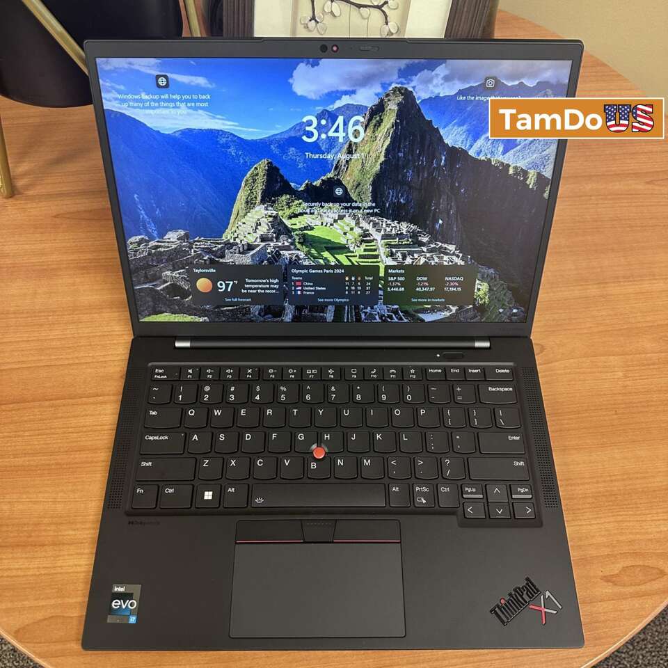 Lenovo Thinkpad X1 Carbon Gen 11 Laptop, 14-inch FHD, i7-1355U, 16GB, 512GB