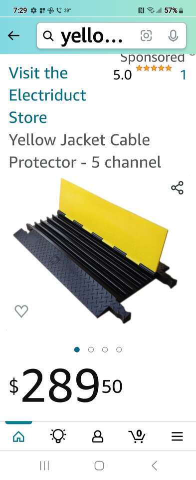 Yellow Jacket Cable Protector -5 Channel