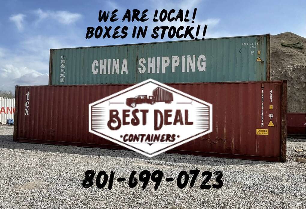 USED SHIPPING CONTAINERS -IN STOCK NOW!
