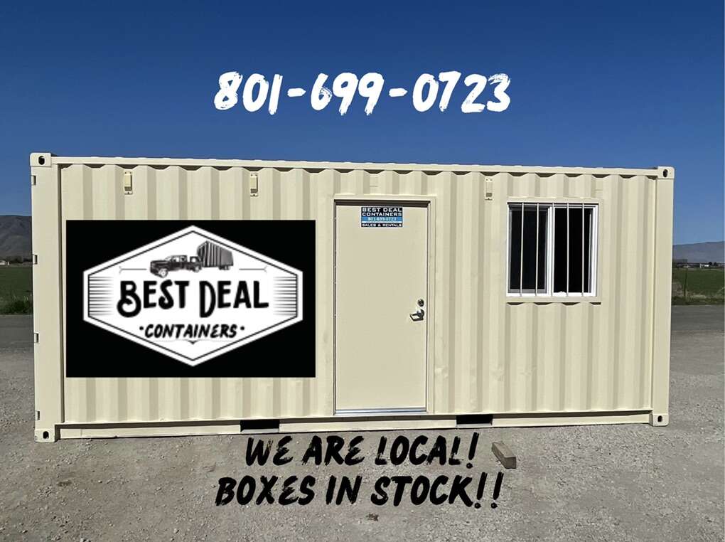 20' One Trip Shipping Container- Custom Modifications Available!!